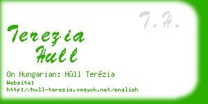 terezia hull business card